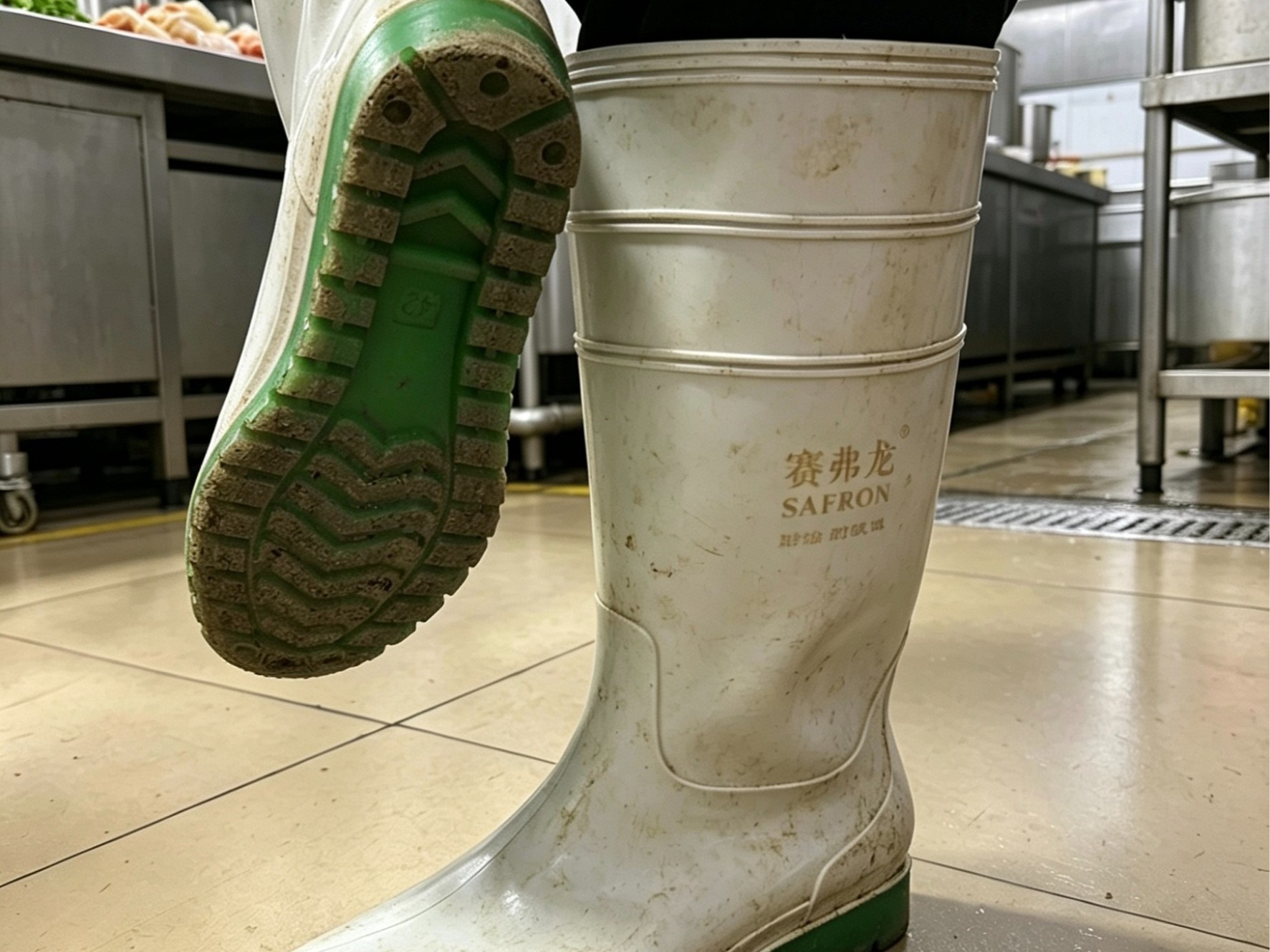 食品水产专用劳保鞋选型标准，防水防滑耐油要点